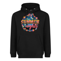 Black summer nights Heavyweight Hoodie - texasbilliewilder