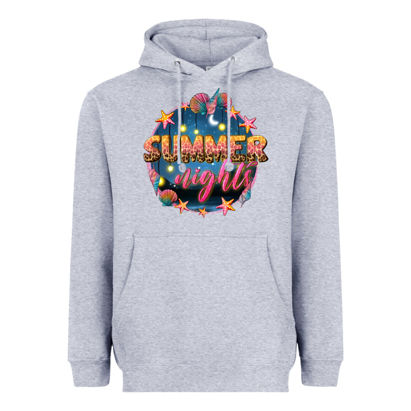 Summer Nights Heavyweight Hoodie by texasbilliewilder | Teevron