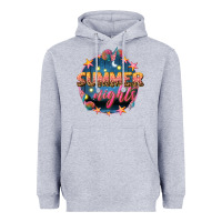 Heather Grey summer nights Heavyweight Hoodie - texasbilliewilder
