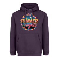 Plum summer nights Heavyweight Hoodie - texasbilliewilder