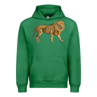 Emerald lion Urban Hoodie - LillyAllenDesigns