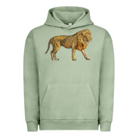 Pigment Oil Green lion Urban Hoodie - LillyAllenDesigns