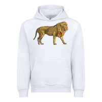 White lion Urban Hoodie - LillyAllenDesigns