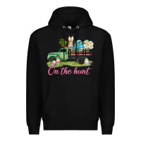 Black easter on the hunt Premium Hoodie - AdoDesignShop