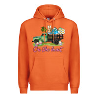 Carrot easter on the hunt Premium Hoodie - AdoDesignShop