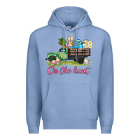 Colony Blue easter on the hunt Premium Hoodie - AdoDesignShop