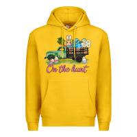Lemon easter on the hunt Premium Hoodie - AdoDesignShop