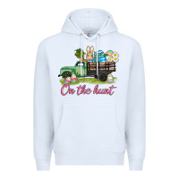 White easter on the hunt Premium Hoodie - AdoDesignShop