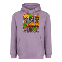 Lavender proud black educated nurse Heavyweight Hoodie - Zillion Design Studio