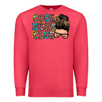 Cardinal cool moms club messy bun Premium Sweatshirt - Zillion Design Studio