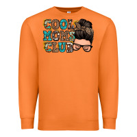 Carrot cool moms club messy bun Premium Sweatshirt - Zillion Design Studio