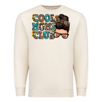 Sandshell cool moms club messy bun Premium Sweatshirt - Zillion Design Studio