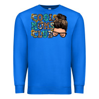True Royal cool moms club messy bun Premium Sweatshirt - Zillion Design Studio