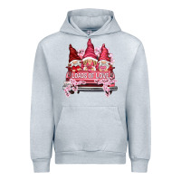 Heather Grey loads of love with flowers Urban Hoodie - NancyCooperArtShop