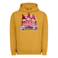 Pigment Peanut Butter loads of love with flowers Urban Hoodie - NancyCooperArtShop