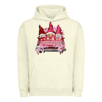 Pigment Pistachio loads of love with flowers Urban Hoodie - NancyCooperArtShop