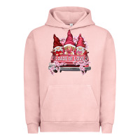 Pigment Salmon loads of love with flowers Urban Hoodie - NancyCooperArtShop