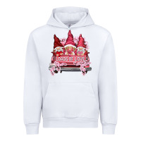 White loads of love with flowers Urban Hoodie - NancyCooperArtShop