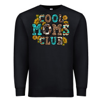 Black cool moms club Premium Sweatshirt - Zillion Design Studio