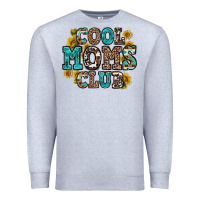 Heather Grey cool moms club Premium Sweatshirt - Zillion Design Studio