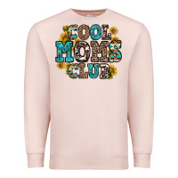 Pale Pink cool moms club Premium Sweatshirt - Zillion Design Studio