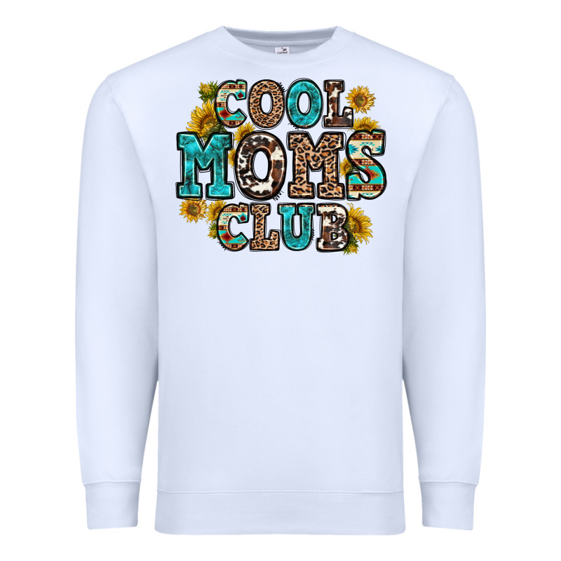 Cool Moms Club Premium Sweatshirt by Zillion Design Studio | Teevron