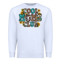 White cool moms club Premium Sweatshirt - Zillion Design Studio