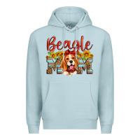 Blue Mist beagle mom Premium Hoodie - Artiststas