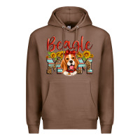 Chestnut beagle mom Premium Hoodie - Artiststas