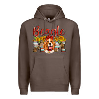 Coffee beagle mom Premium Hoodie - Artiststas