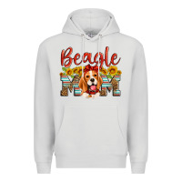 Dove Grey beagle mom Premium Hoodie - Artiststas