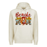 Oatmeal Heather beagle mom Premium Hoodie - Artiststas