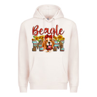 Pale Pink beagle mom Premium Hoodie - Artiststas