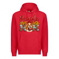 Red beagle mom Premium Hoodie - Artiststas