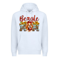 White beagle mom Premium Hoodie - Artiststas