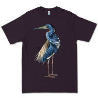 Plum Louisiana Heron Premium Tee - LillyAllenDesigns