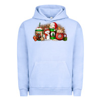 Pigment Grape Ice Christmas snow coffee cups Urban Hoodie - Jasminsmagicworld