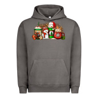Pigment Tornado Christmas snow coffee cups Urban Hoodie - Jasminsmagicworld