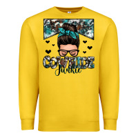 Lemon cowhide junkie messy bun Premium Sweatshirt - Zillion Design Studio