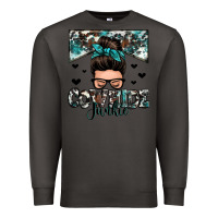 Smoke cowhide junkie messy bun Premium Sweatshirt - Zillion Design Studio