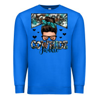 True Royal cowhide junkie messy bun Premium Sweatshirt - Zillion Design Studio