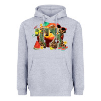 Heather Grey summer tx Heavyweight Hoodie - texasbilliewilder