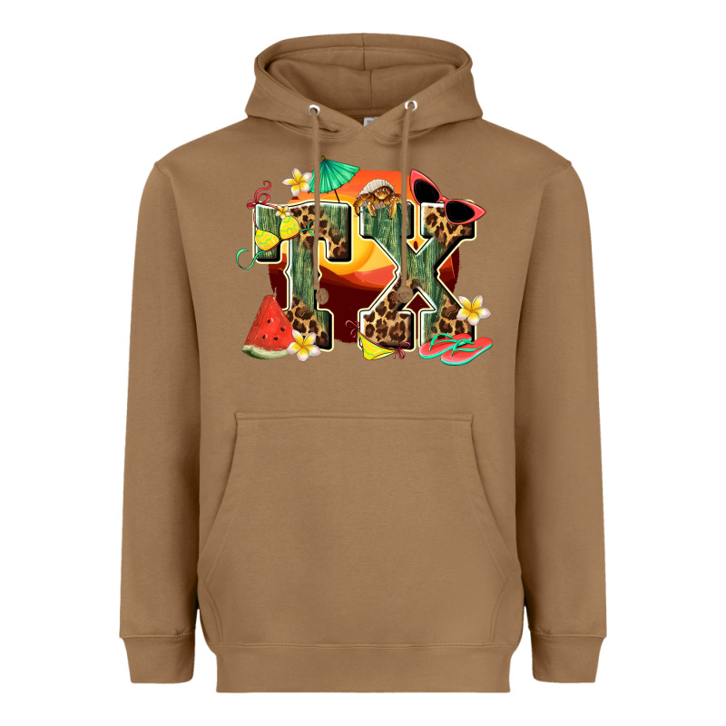 Summer Tx Heavyweight Hoodie by texasbilliewilder | Teevron