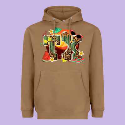 Summer Tx Heavyweight Hoodie Designed By Texasbilliewilder