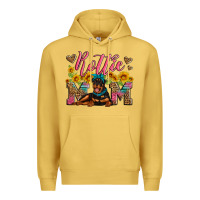 Antique Gold rottweiler mom Premium Hoodie - Artiststas