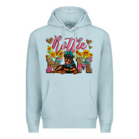 Blue Mist rottweiler mom Premium Hoodie - Artiststas
