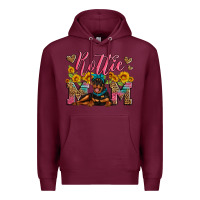 Burgundy rottweiler mom Premium Hoodie - Artiststas