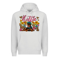 Dove Grey rottweiler mom Premium Hoodie - Artiststas