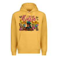 Mustard rottweiler mom Premium Hoodie - Artiststas
