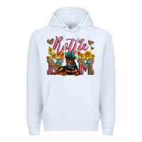 White rottweiler mom Premium Hoodie - Artiststas